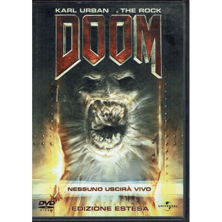 DVD Doom nessuno uscirà vivo di Karl Urban ITA usato B25