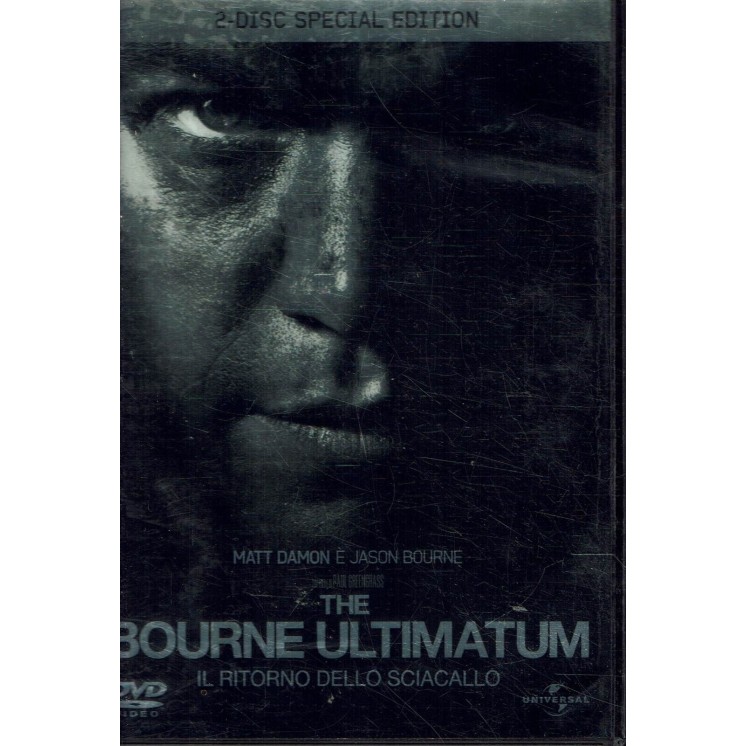 DVD The Bourne Ultimatum (2 dischi) con Matt Damon ITA usato B25