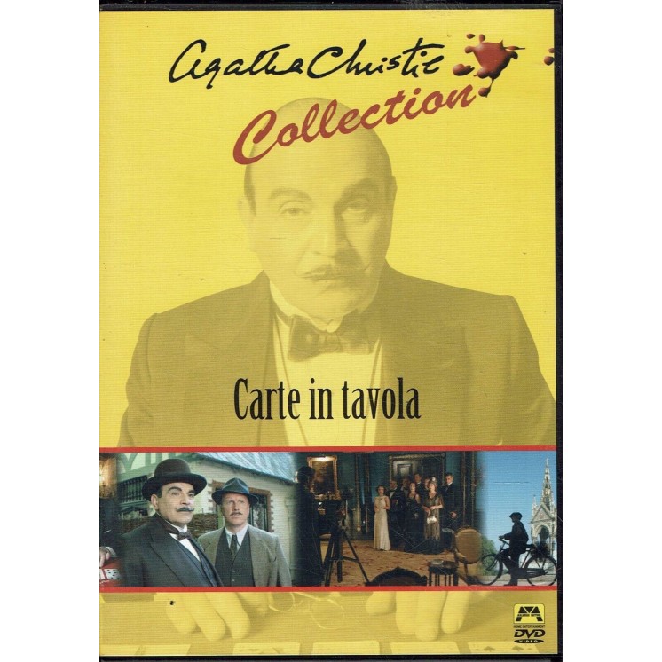 DVD Agatha Christie collection Poirot carte in tavola ITA usato editoriale B25