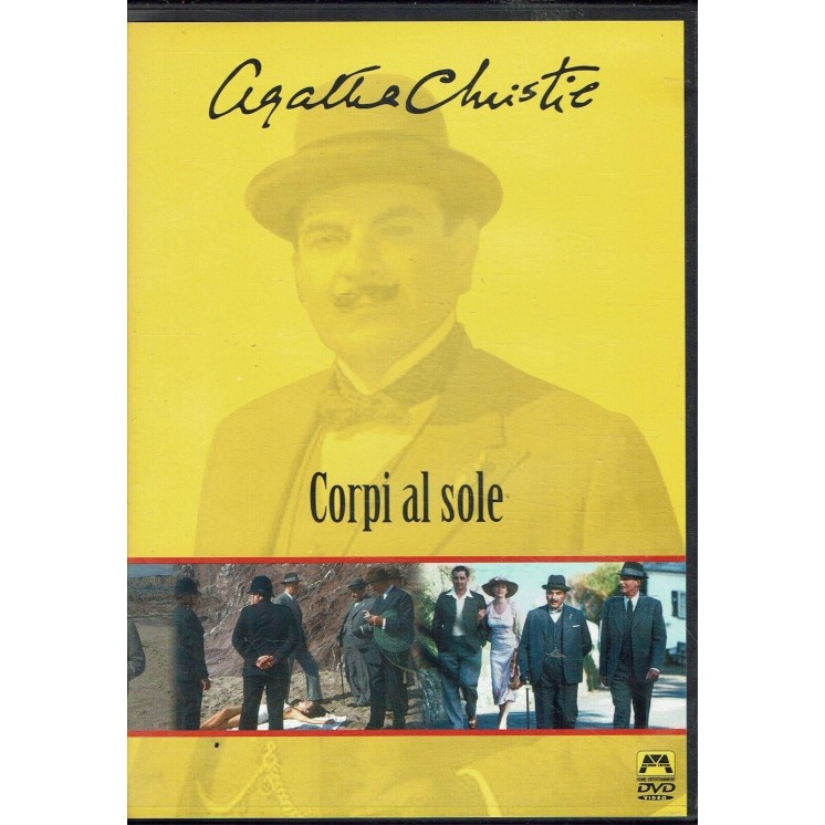 DVD Agatha Christie Poirot corpi al sole editoriale ITA usato B25
