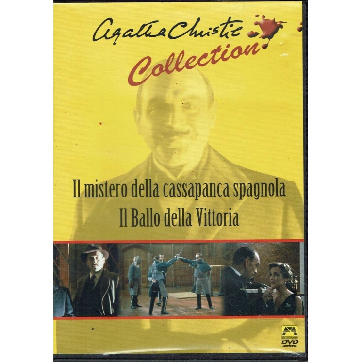 DVD Agatha Christie collection Poirot mistero cassapanca spagnola ITA usato B25