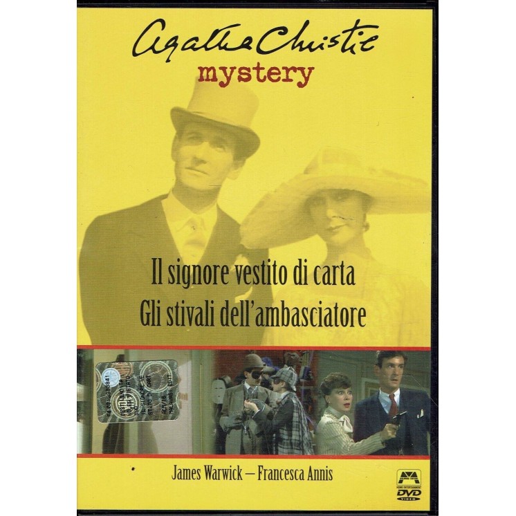 DVD Agatha Christie il signore vestito di carta usato ITA B25