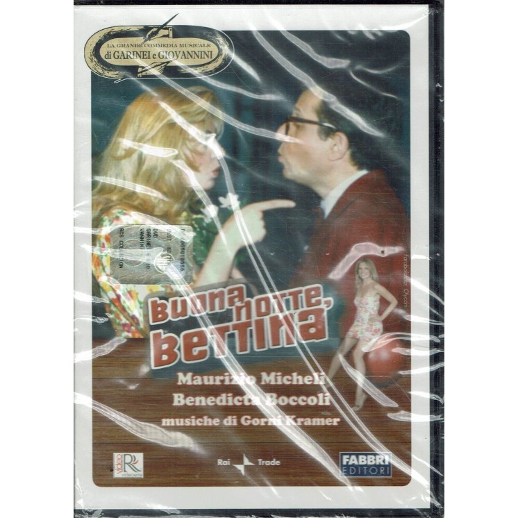 DVD BUONA NOTTE BETTINA con Benedicta Boccoli editoriale NUOVO ITA B23