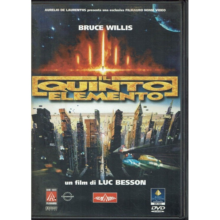 DVD Il quinto elemento con Bruce Willis ITA usato ed. Filmauro B23