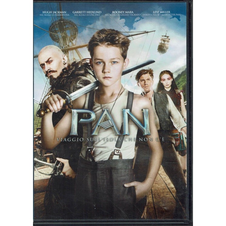 DVD Pan viaggio sull'isola che non c'è con Hugh Jackman  ITA usato B23