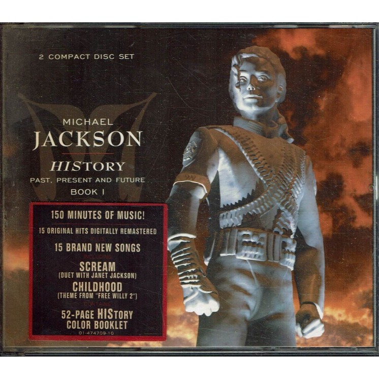 CD Michael Jackson History Past, present and future Doppio CD DOPPIO CD Epic B05