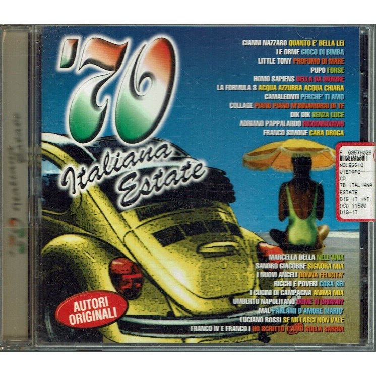 CD '70 Italiana Estate Digit DCD 11500 1998 20 tracce B05