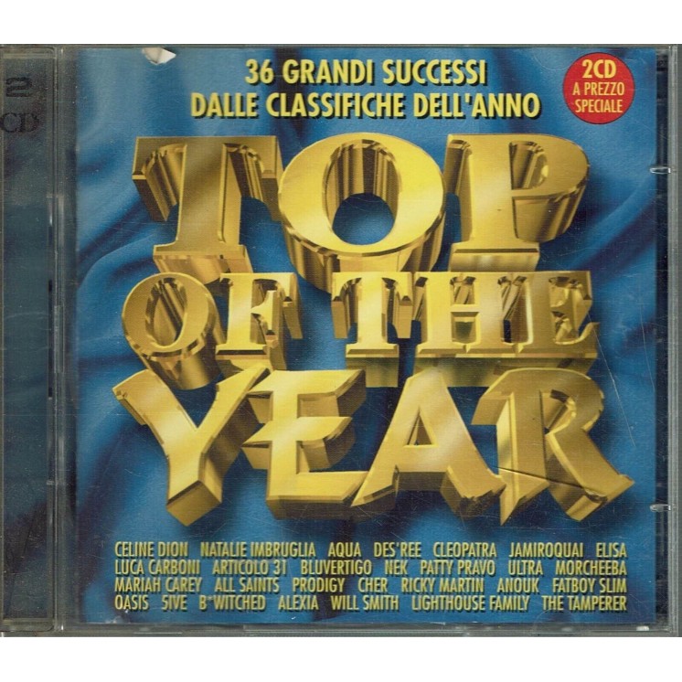 CD Top of The Year 1999 36 grandi successi dell'anno Col 2 CD 20 + 16 tracce B05