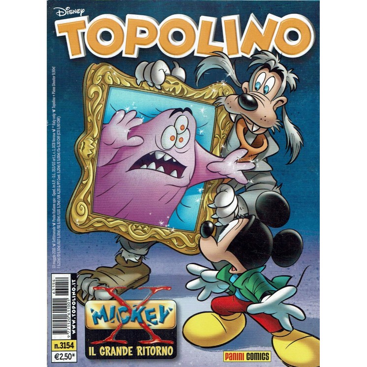 Topolino n.3154 Walt Disney ed. Panini