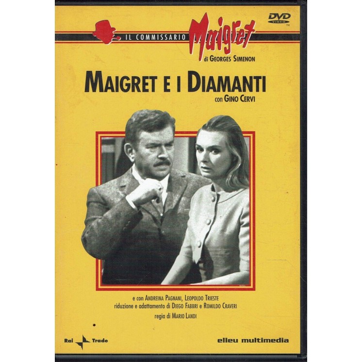 DVD il commissario Maigret e i diamanti ITA usato B23