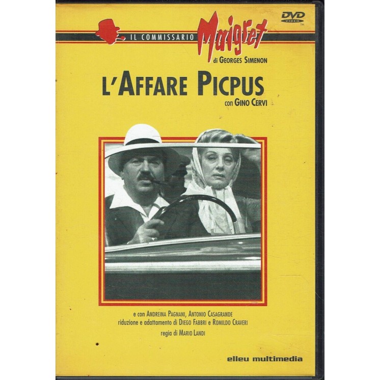 DVD il commissario Maigret l'affare Picpus 2DVD 4 episodi ITA usato B23