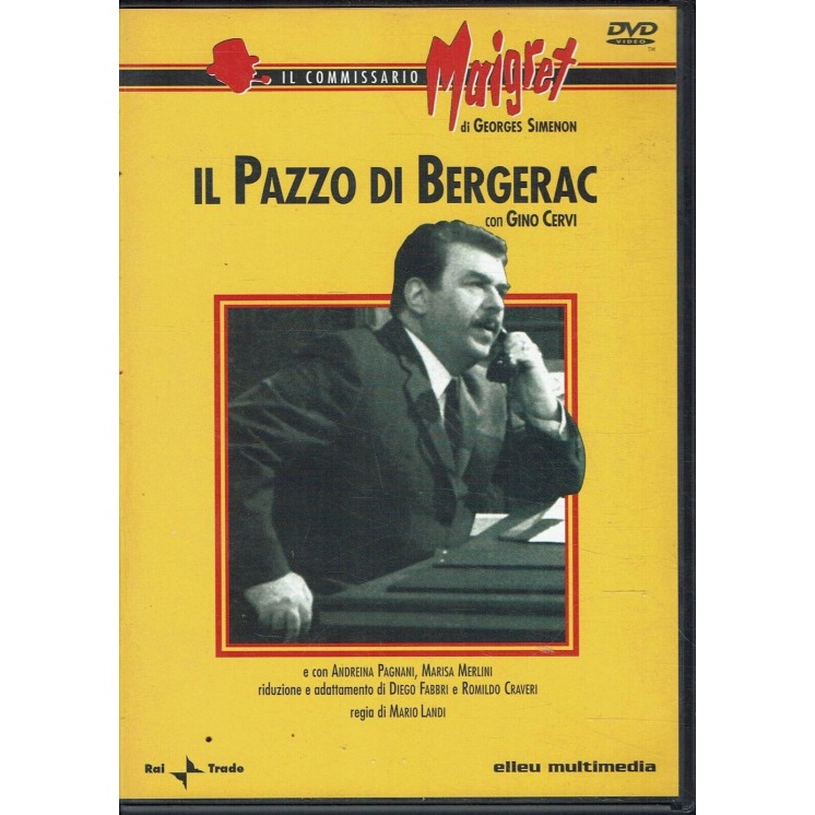DVD il commissario Maigret il pazzo di Bergerac ITA usato B23