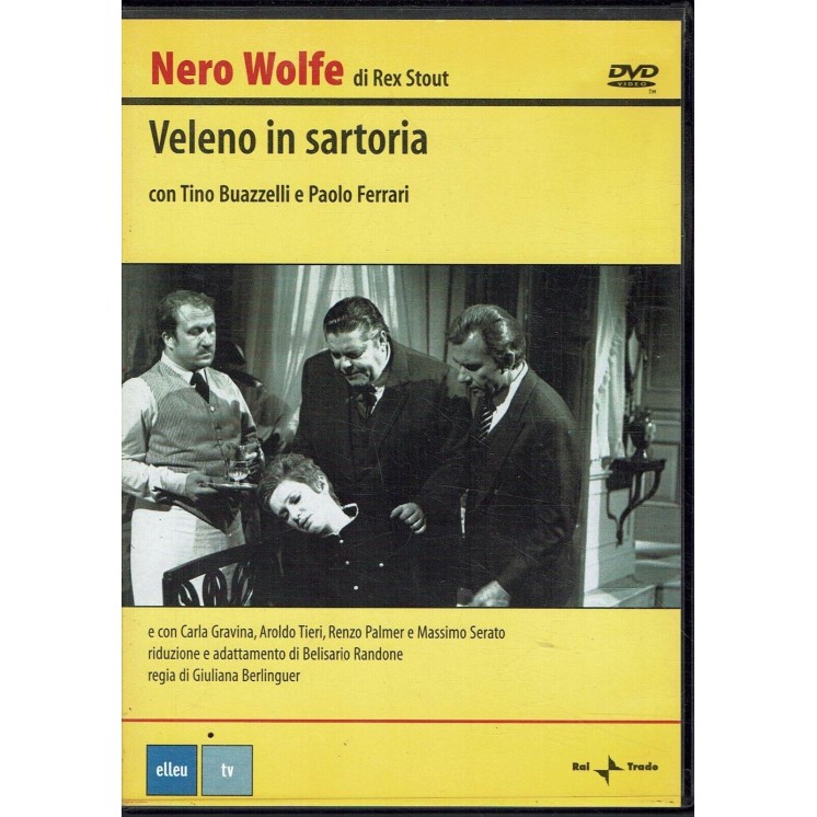DVD Nero Wolfe veleno in sartoria EDITORIALE ITA usato B23