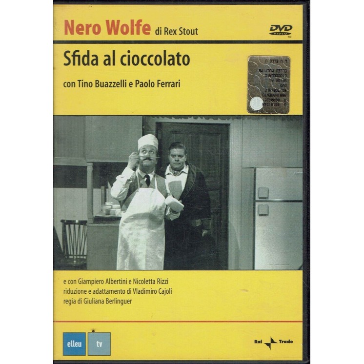 DVD Nero Wolfe sfida al cioccolato EDITORIALE ITA usato B23
