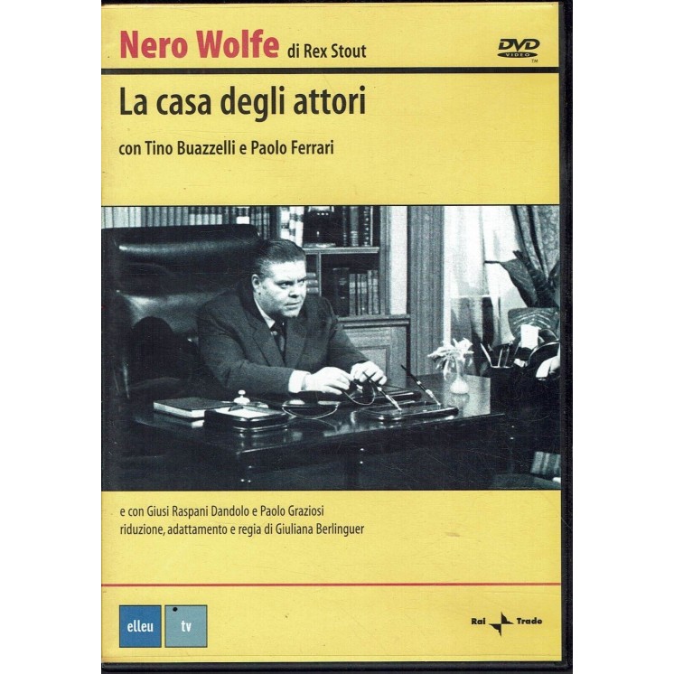 DVD Nero Wolfe la casa degli attori EDITORIALE ITA usato B23