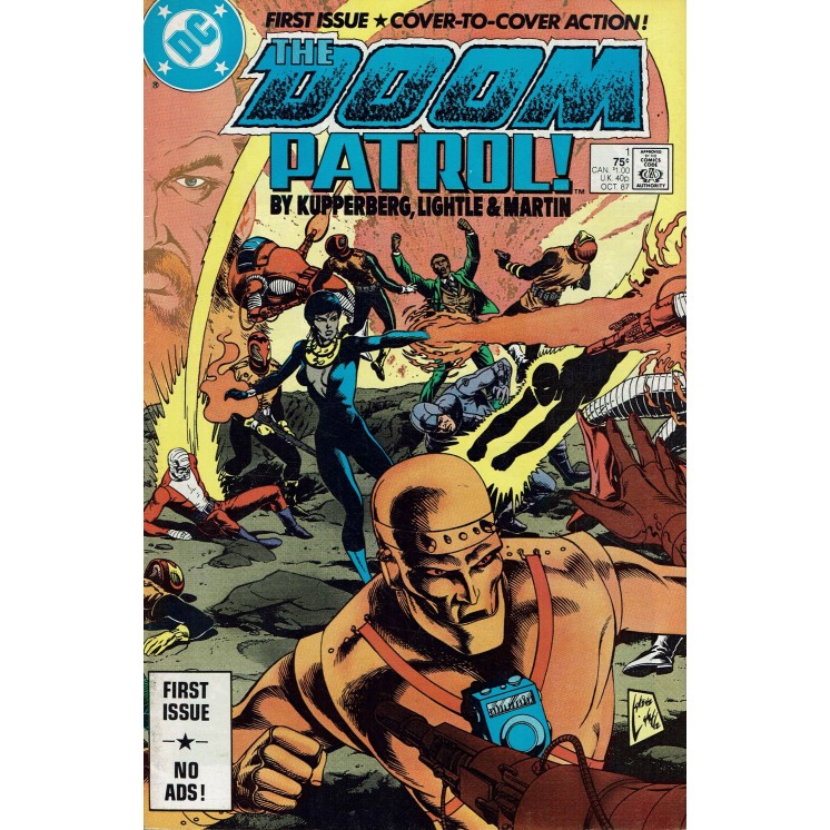 Doom Patrol 1 Oct 1987 ed. Dc Comics ling origin OL16