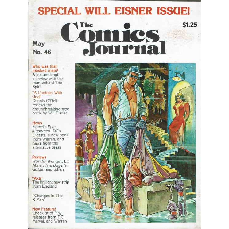 The Comic Journal 46 May 79 Special Eisner ed. Fantagraphic Lingua origin FU01