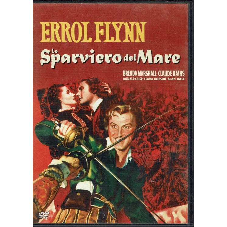 DVD Lo sparviero del mare con Errol Flynn ITA usato B01