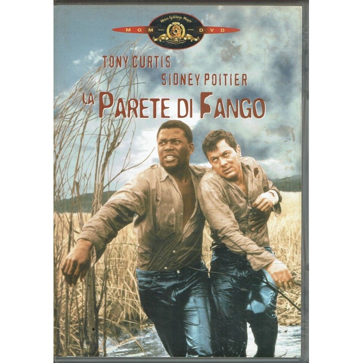 DVD La parete di fango con Tony Curtis e Sidney Potier ITA usato B01