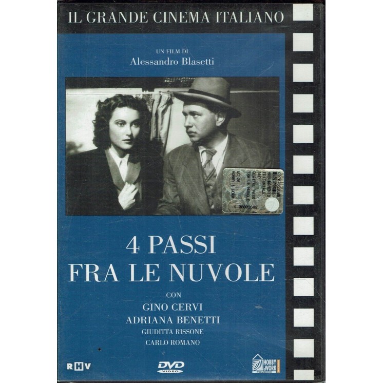 DVD 4 passi fra le nuvole con Gino Cervi editoriale NUOVO ITA B01