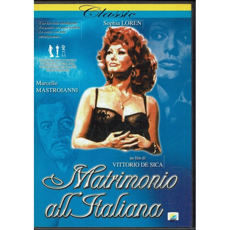 DVD Matrimonio all'italiana con Sophia Loren ITA usato B31