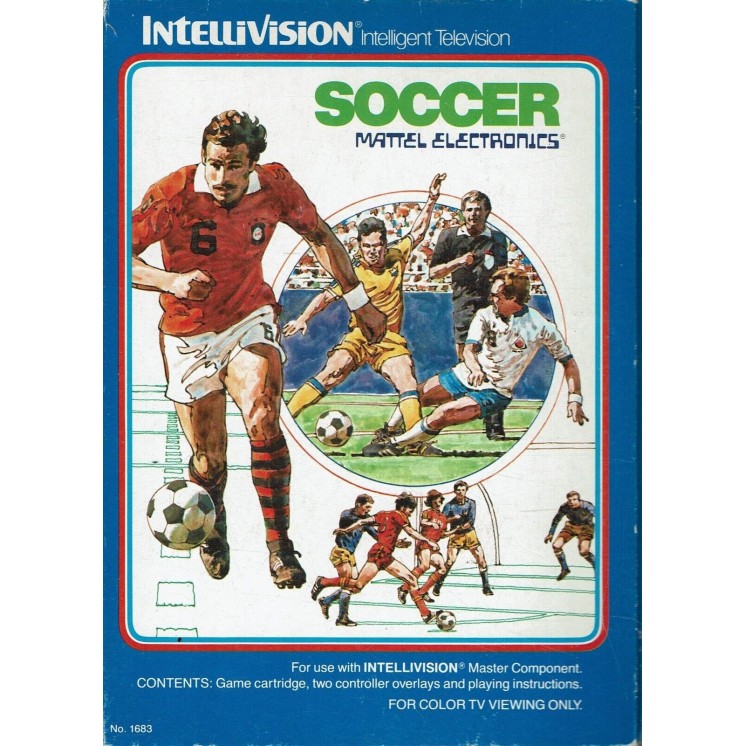 Videogioco SOCCER Mattel Intellivision USATO box libretto B31