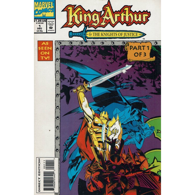 King Arthur and Knights of Justice 1 '93 ed. Marvel Comics lingua originale OL17