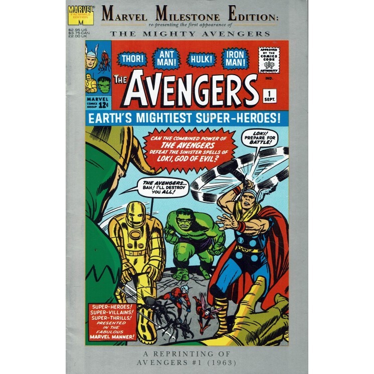 Marvel Milestone Edition Avengers 1 Repr ed. Marvel Comics lingua originale OL17