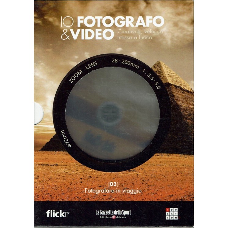 DVD IO FOTOGRAFO E VIDEO + libro 3 fotografare in viaggio ITA usato B31
