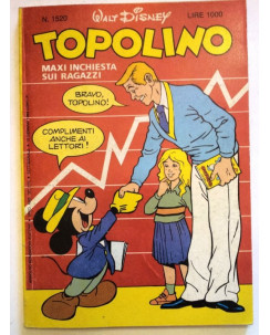 Topolino n.1520 13 gennaio 1985 Walt Disney Mondadori