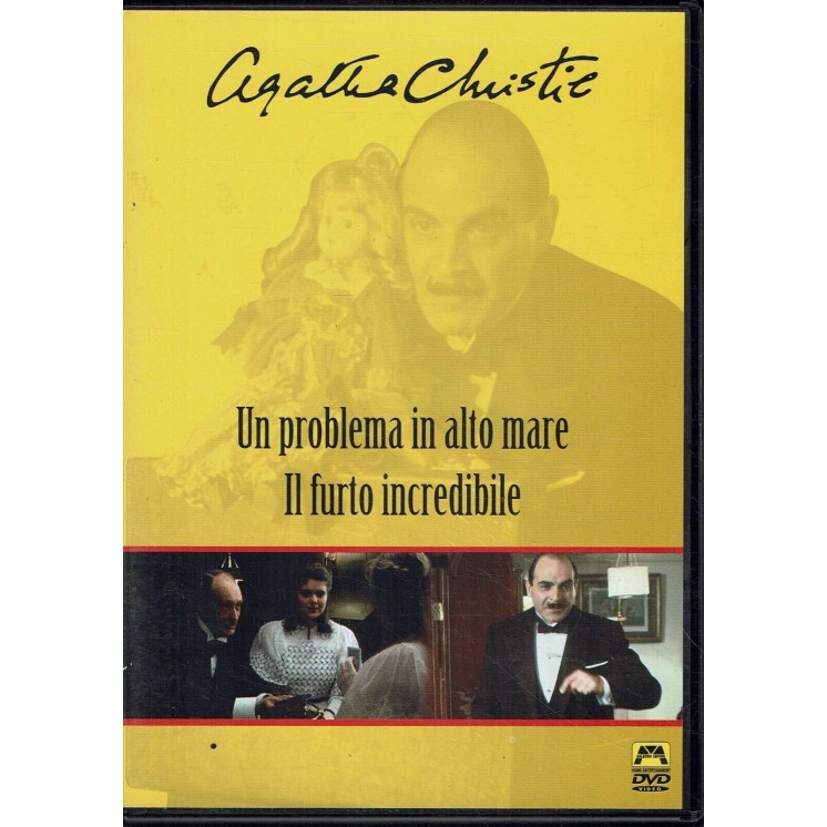DVD Agatha Christie Poirot un problema in alto mare furto incredib usato ITA B39
