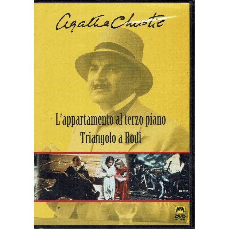 DVD Agatha Christie Poirot l'appartamento al terzo piano usato ITA B39