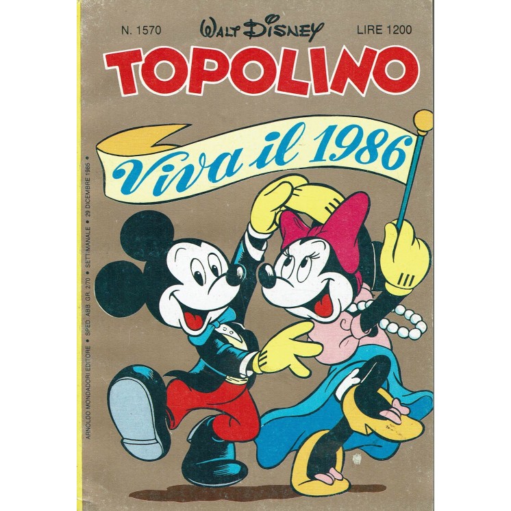 Topolino n.1570 ed. Walt Disney Mondadori