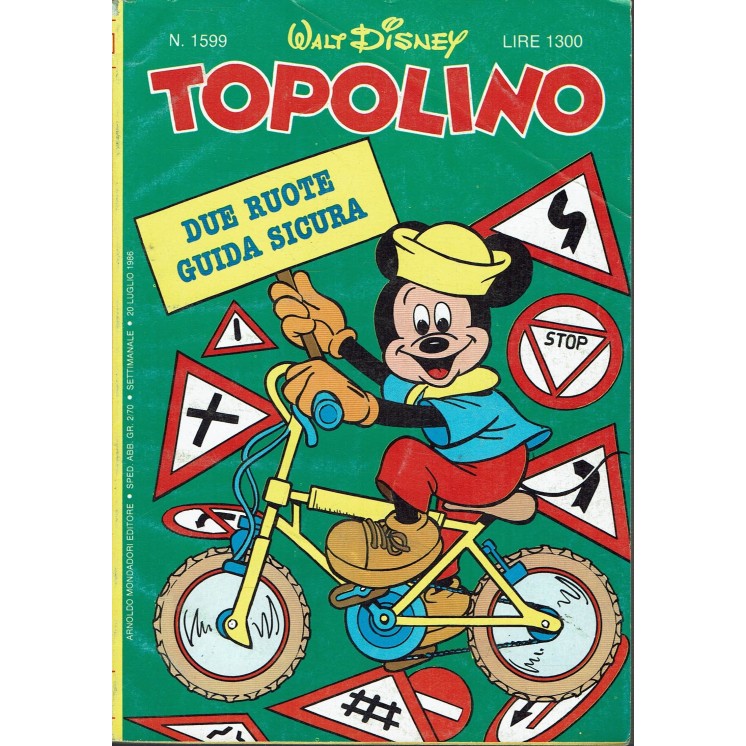 Topolino n.1599 ed. Walt Disney Mondadori
