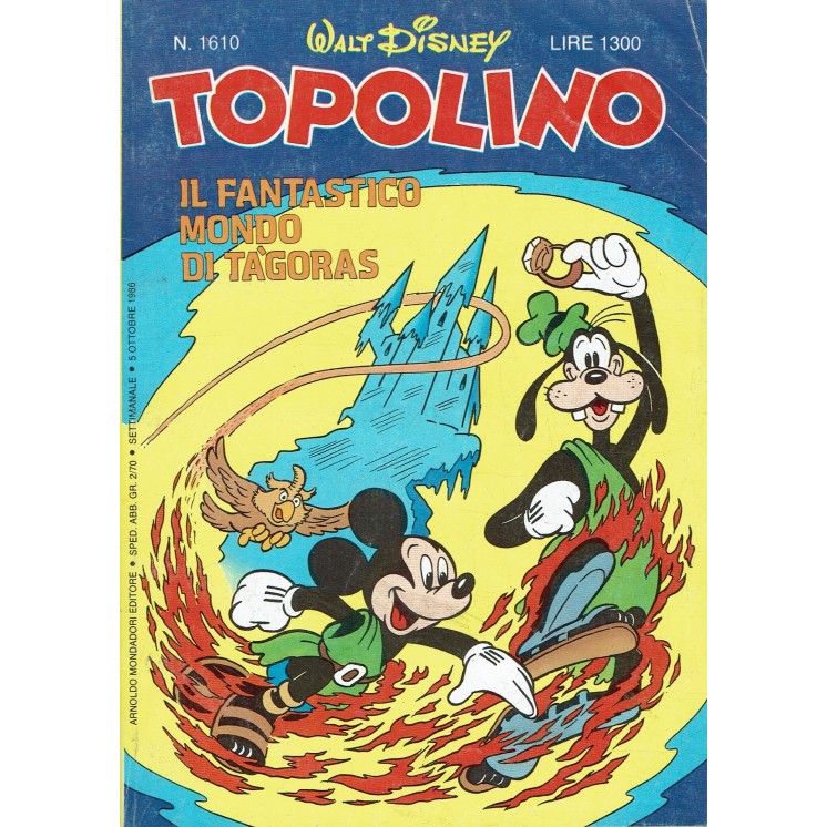Topolino n.1610 ed. Walt Disney Mondadori
