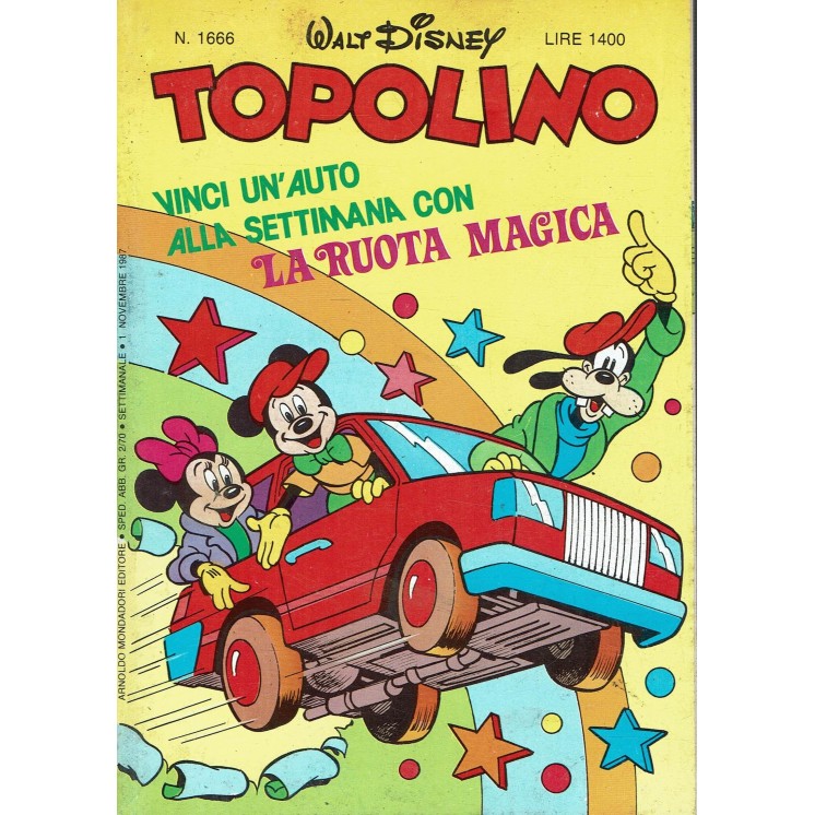 Topolino n.1666 ed. Walt Disney Mondadori