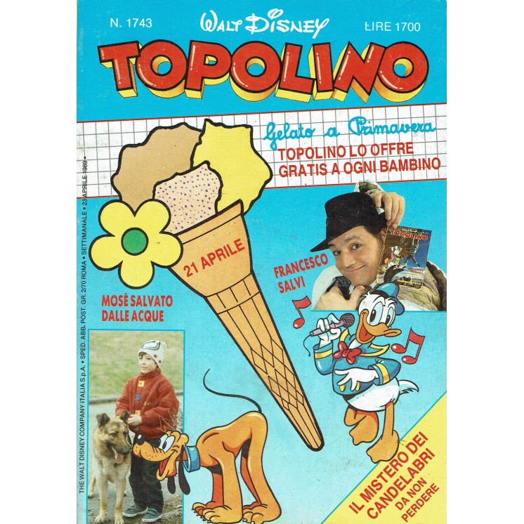 Topolino n.1743 ed. Walt Disney Mondadori