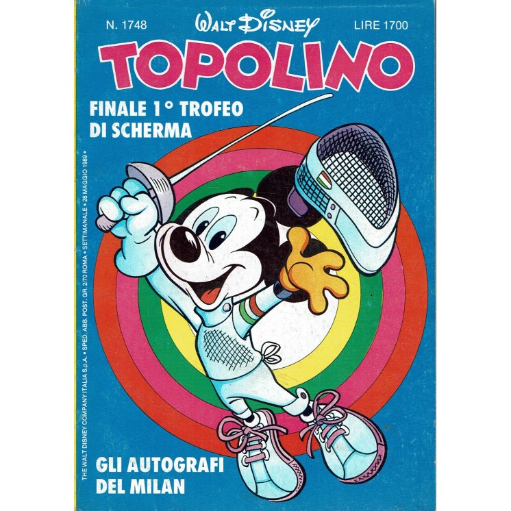 Topolino n.1748 ed. Walt Disney Mondadori
