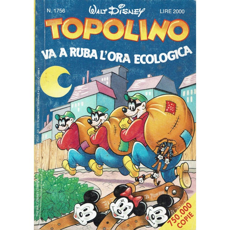 Topolino n.1756 ed. Walt Disney Mondadori