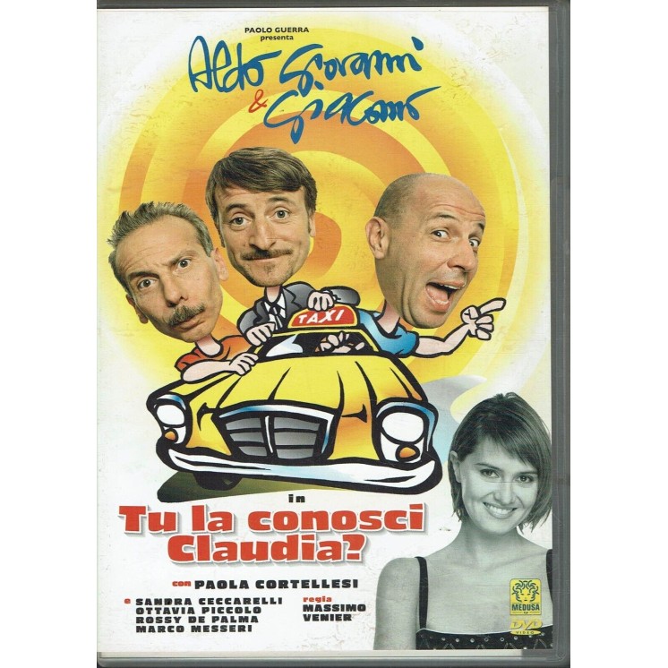 DVD Tu la conosci Claudia? con Aldo Giovanni Giacomo ITA USATO B38