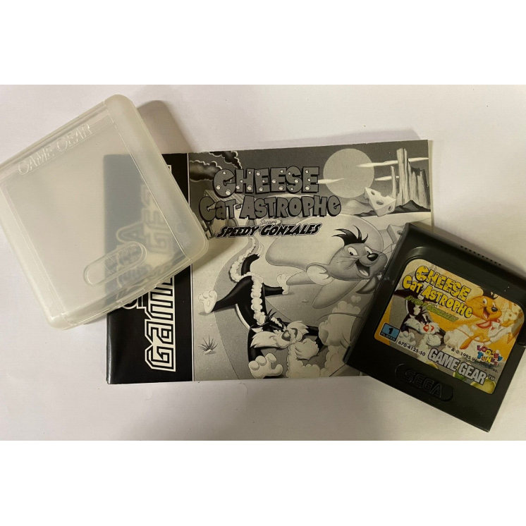Videogioco GAME GEAR Sega Cheese cat-Astrophe Speedy G BOX si libretto ITA B45