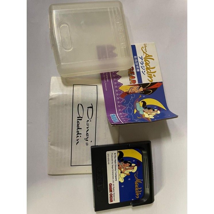 Videogioco GAME GEAR Sega Aladdin no BOX si libretto JAP B44