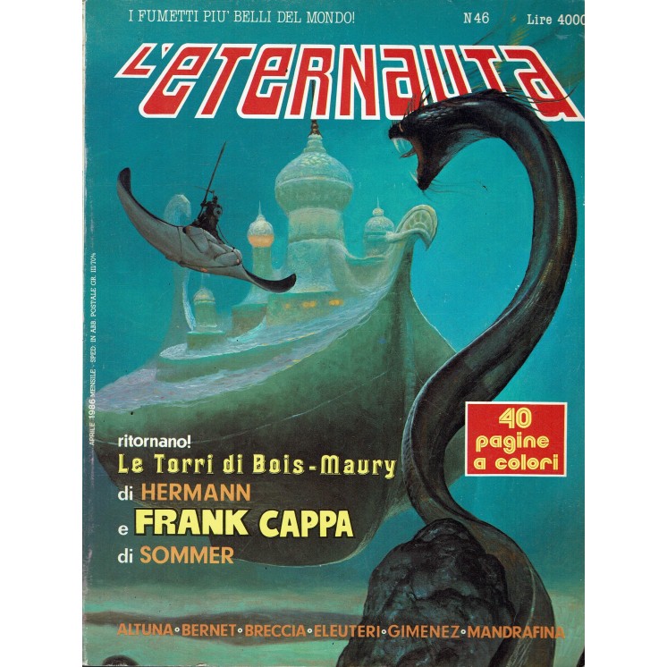 ETERNAUTA n. 46 Breccia, Hermann , Sommer , Mandafrina ed. COMIC ART FU26