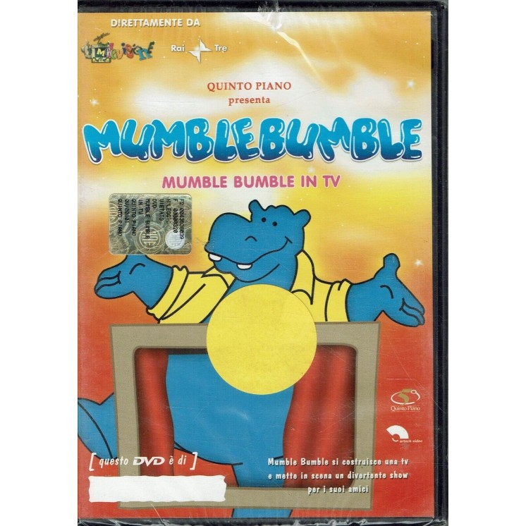 DVD MUMBLE BUMBLE IN TV di Quinto Piano ITA NUOVO B38