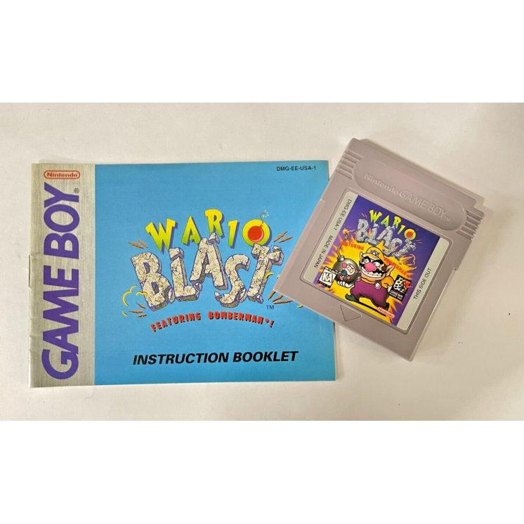 Videogioco GAME Boy Wario Blast no BOX si libretto ENG B47