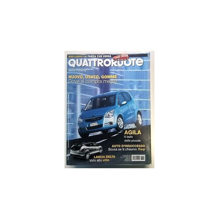 Quattroruote n. 627 Gennaio 2008:Alfa Junior Golf Delta X6 500 ed. Domus