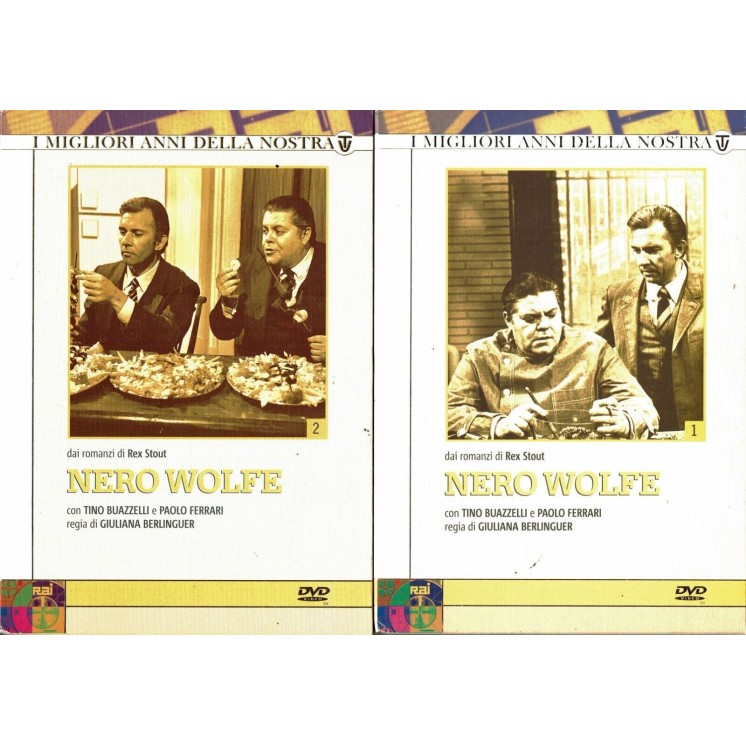 DVD Nero Wolfe Stagione 1 e 2 11 Dvd da Rex Stout cofanetto usato ITA B07