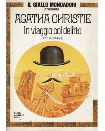 Agatha Christie : In viaggio col delitto 3 romanzi ed. Mondadori A07