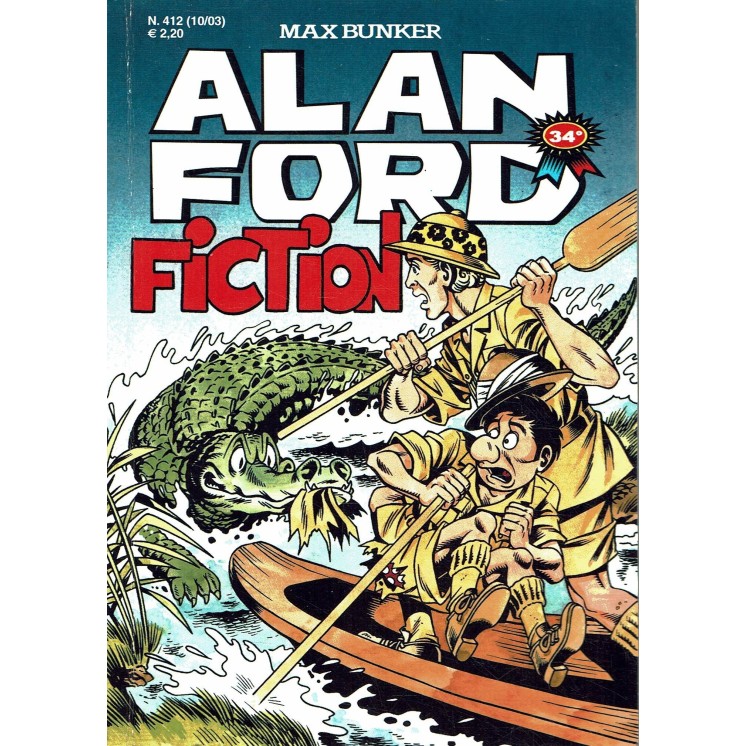 Alan Ford n. 412 fiction di Max Bunker ed. Max Bunker BO08