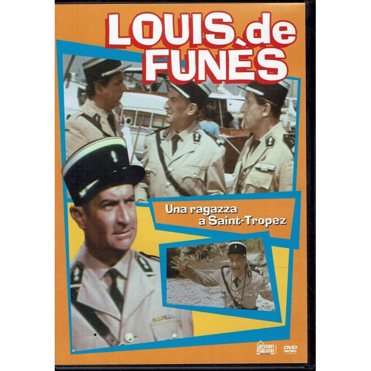 DVD una ragazza a saint tropez EDITORIALE con Louis de Funes ITA usato B08